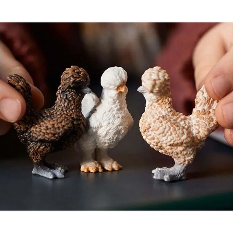 Фигурка-игрушка Schleich Farm World Chicken Friends 42574S, 3 шт.