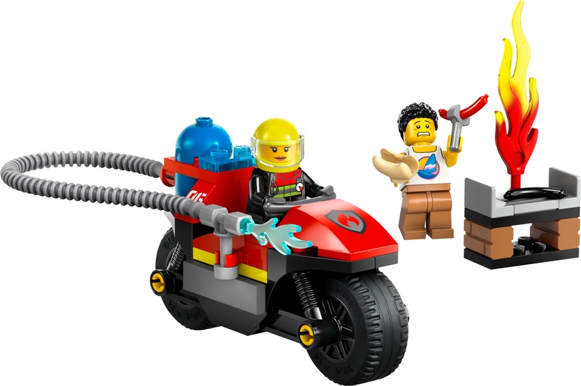 Конструктор LEGO® City Пожарно-спасательный мотоцикл 60410