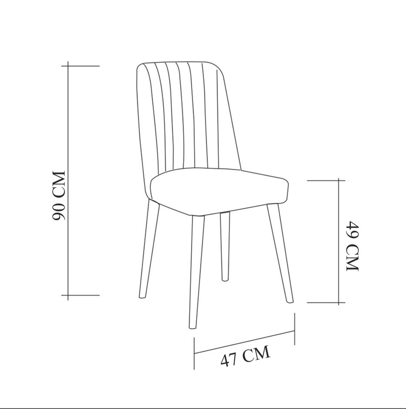 Обеденный комплект Kalune Design Costa 0701 - 2 AB, белый/серый/сосна
