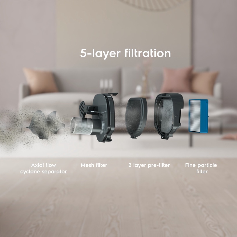 Varstolmuimeja - mopp Electrolux 600 seeria ES62CB25UG, 2500 mAh