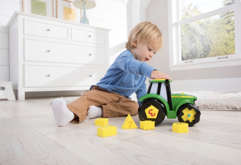 Rotaļu traktors John Deere Johnny Tractor 46654, zaļa