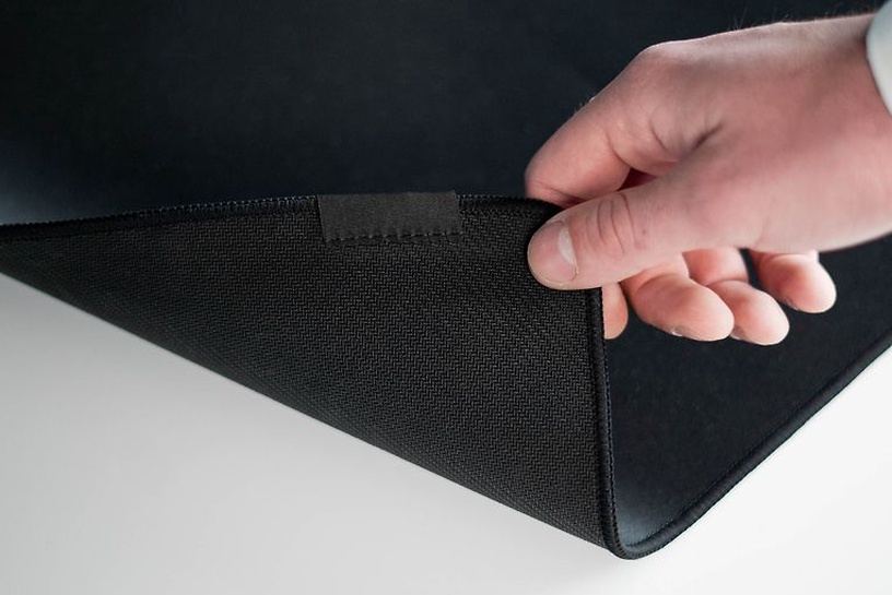 Peles paliktnis Deltahub GDP-L-D, 100 cm x 45 cm x 0.35 cm, melna