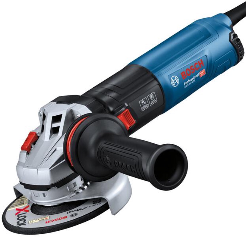 Электрическая углошлифовальная машина Bosch GWS 14-125 06017D0000, со щетками, 1400 Вт