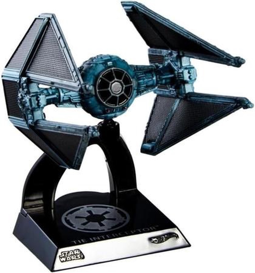 Космический корабль Mattel Star Wars Tie Interceptor, синий/черный