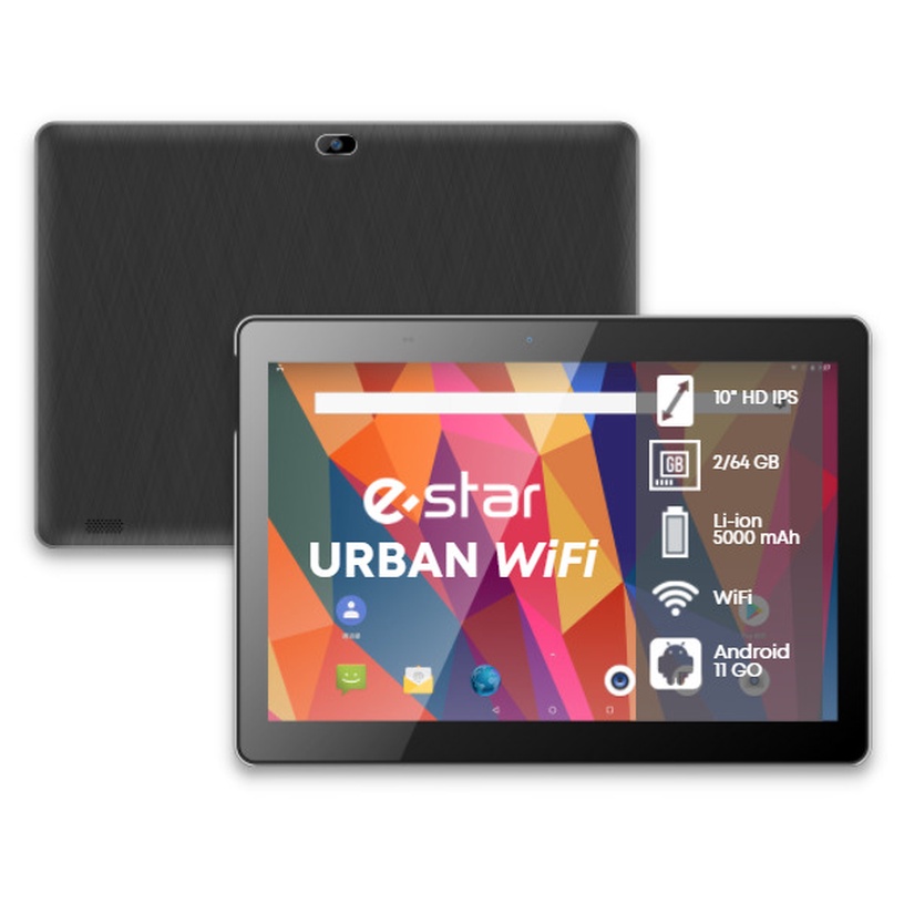 Планшетный компьютер Estar URBAN 1021W WIFI, 10.1″, 2GB/64GB, черный