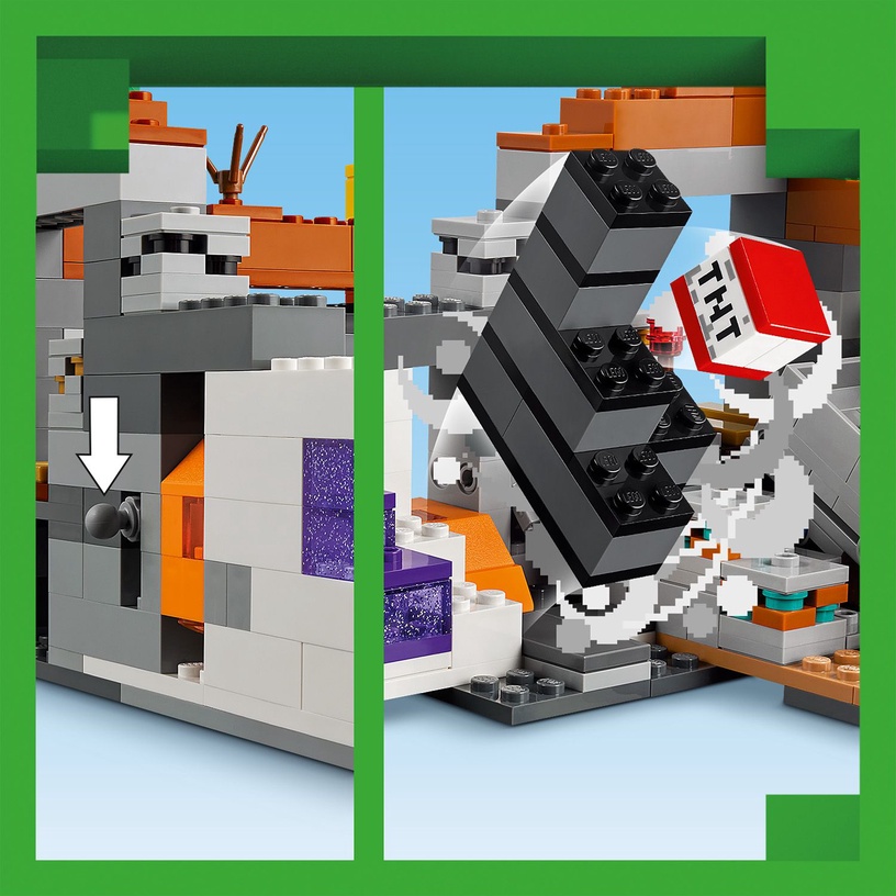 Konstruktor LEGO® Minecraft Badlandi kaevandusšaht 21263