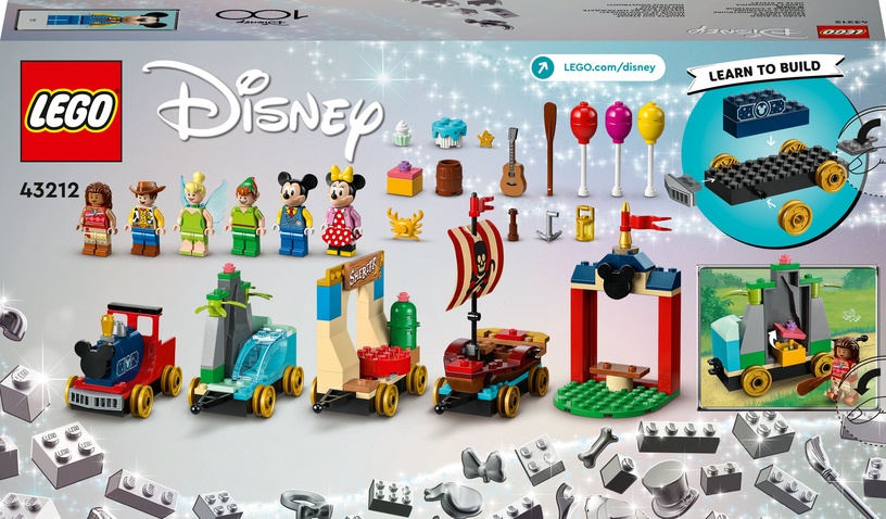 Konstruktors LEGO® │ Disney Disney svinību vilciens 43212, 200 gab.