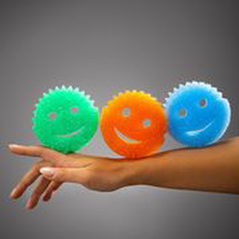 Абразивная губка Scrub Daddy Colors 619615, многоцветный, 3 шт.