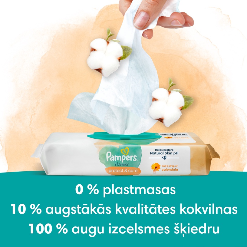 Bērnu salvetes Pampers, 1056 gab.