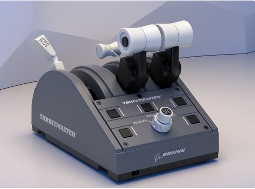 Игровой руль Thrustmaster TCA Quadrant Boeing Ed, черный
