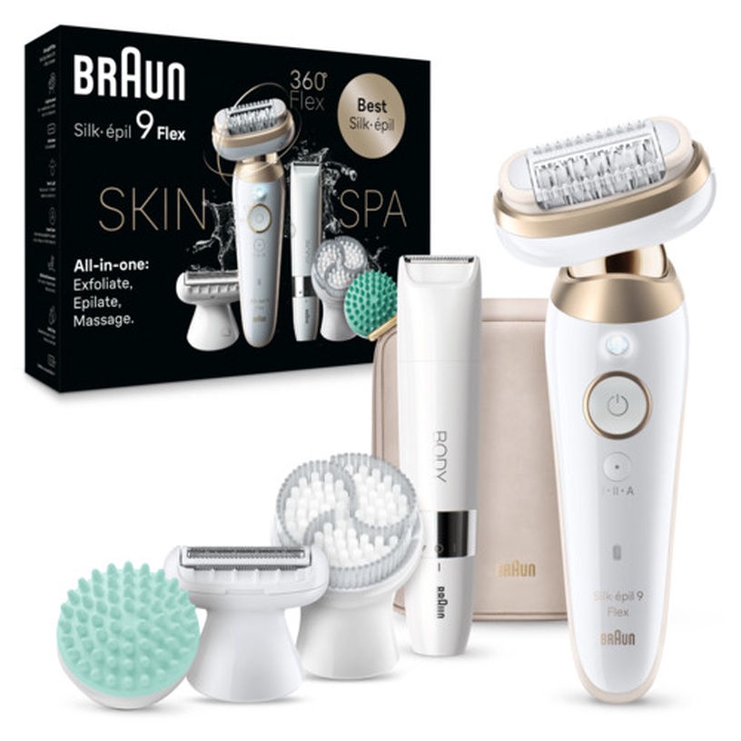 Epilaator Braun Silk•épil 9 Flex SkinSpa SES9-481, valge