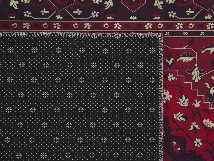 Koridorivaip Beliani Vadkadam, valge/must/punane, 300 cm x 80 cm