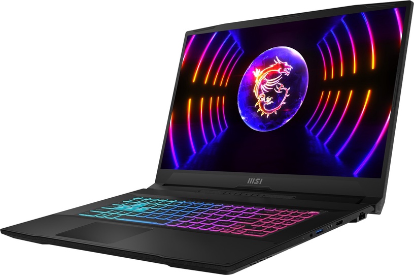 Sülearvuti MSI Katana 17 B12VFK-075XPL, Intel® Core™ i7-12650H, 16 GB, 1 TB, 17.3 ", RTX 4060, must, en