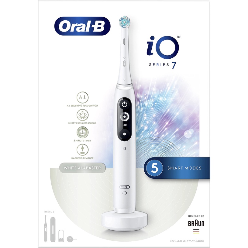 Elektriskā zobu birste Oral-B iO Series 7, balta