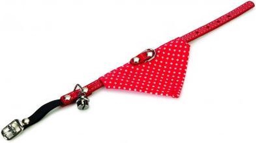 Ошейник Beeztees 730250, 24 - 29 см x 10 мм, красный