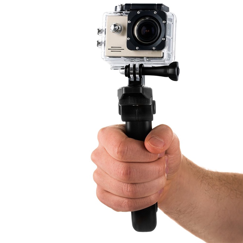 Стойка Hurtel Mount with a mini tripod for action cameras, черный