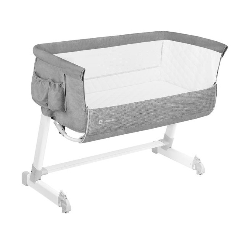 Детская кроватка Lionelo Theo Concrete, серый