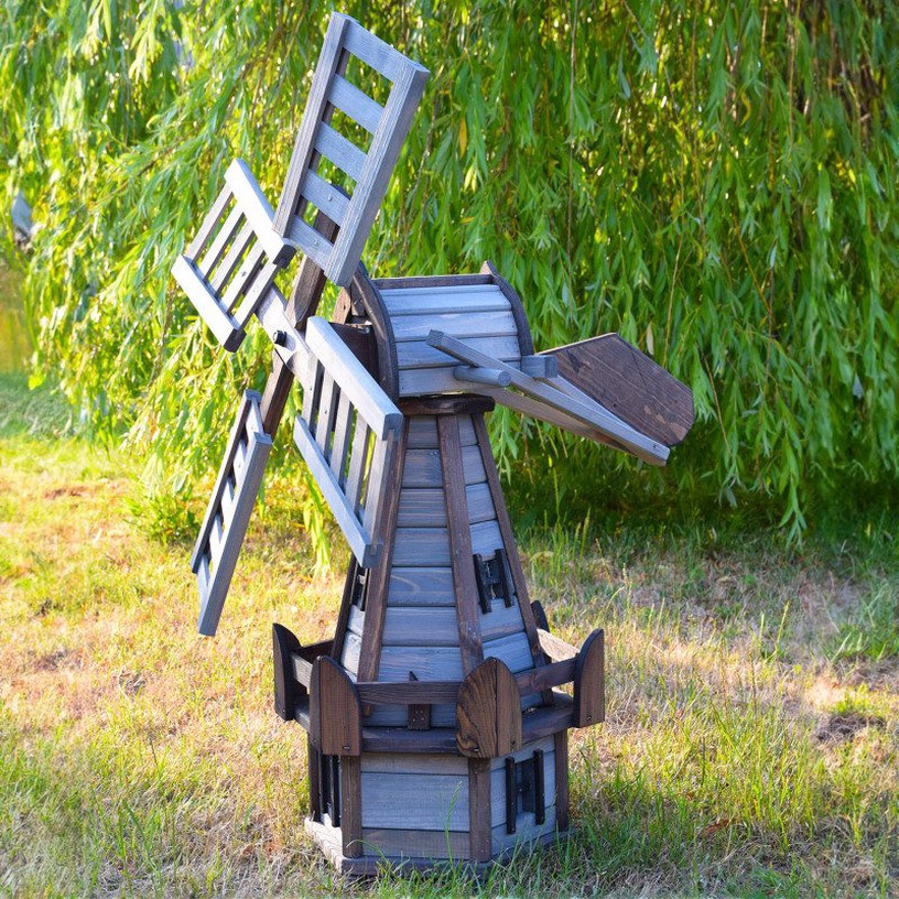 Dekoratsioon Windmill, 41 cm x 38 cm x 105 cm, hall