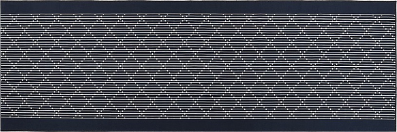 Ковровая дорожка Beliani Charvad, белый/синий/темно-синий, 240 см x 80 см