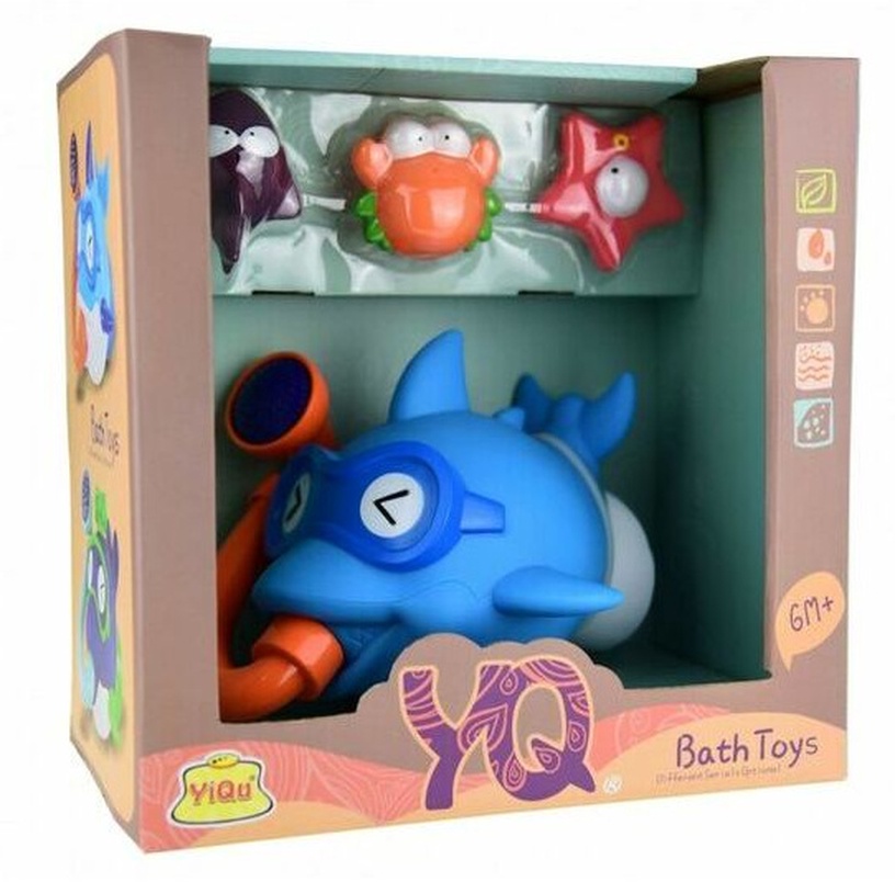 Basseini mänguvahend Hot Hit Bath Toys Fish With Friends, mitmevärviline, 4 tk