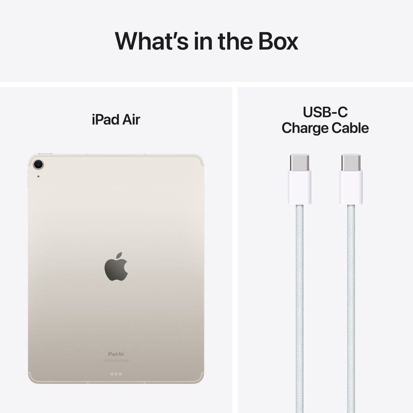 Tahvelarvuti Apple iPad Air M2 Wi-Fi + Cellular, 13", 8GB/256GB, 5G, beež