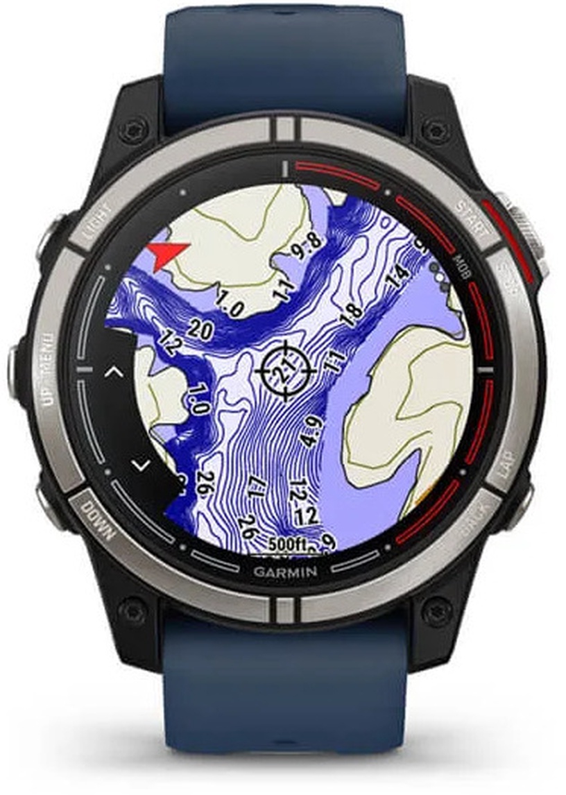 Умные часы Garmin quatix® 7 – Sapphire Edition GPS 010-02582-61, черный