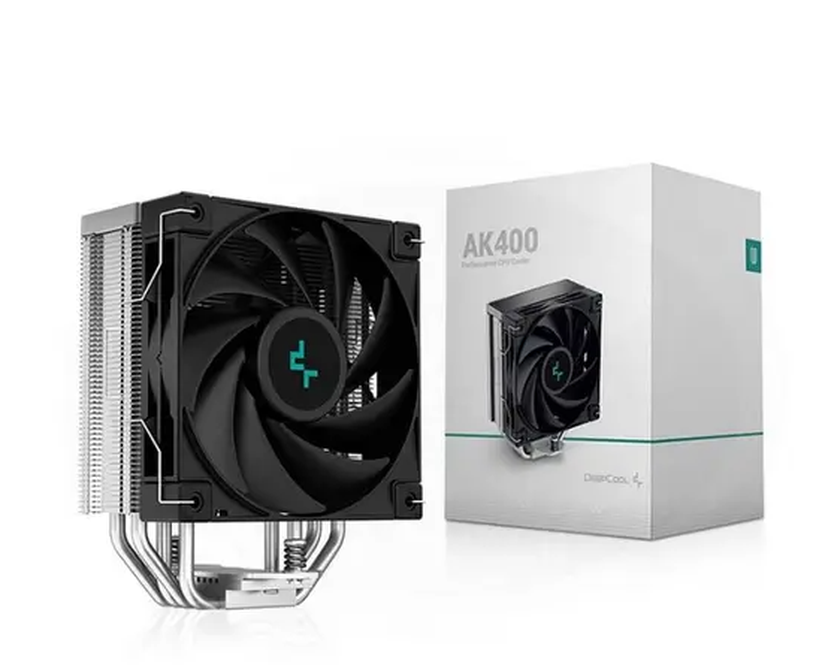 Воздушный охладитель для процессора Deepcool AK400 Zero Dark, 127 мм x 155 мм