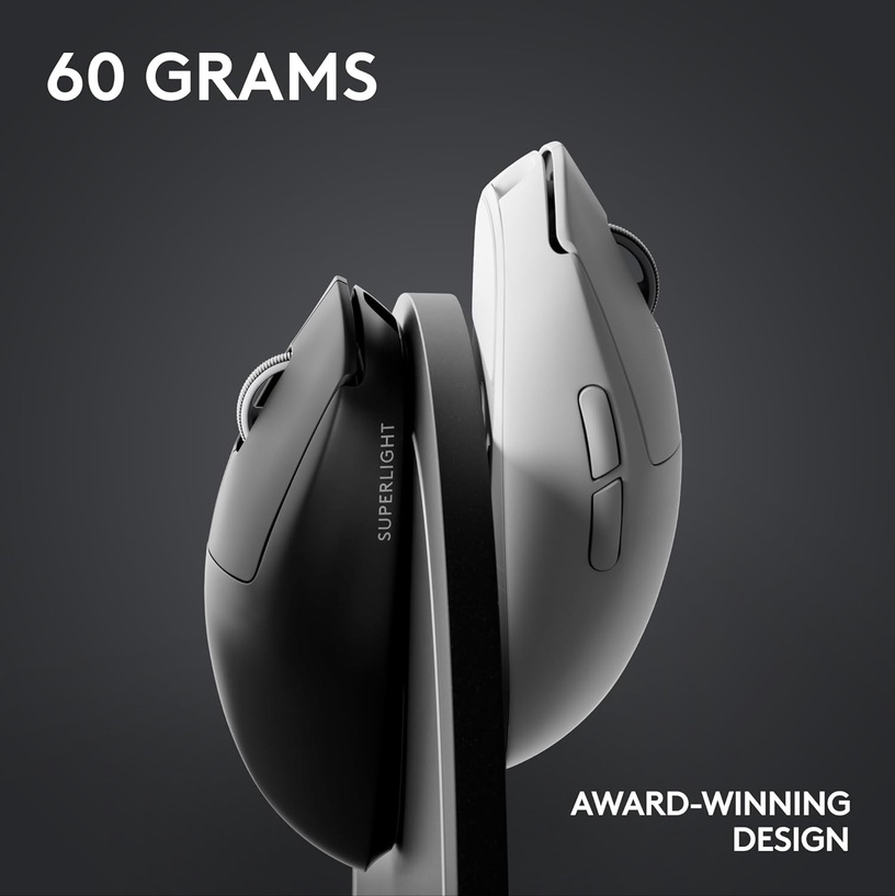 Spēļu pele Logitech G Pro X 2 Superlight, balta