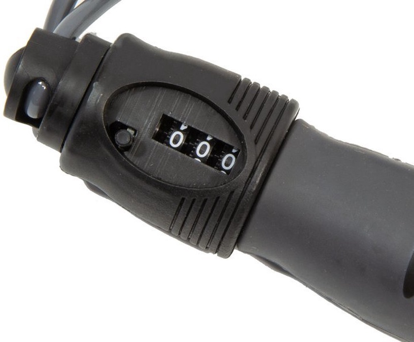 Lecamaukla EB FIT Skipping Rope 1029306, 270 cm, melna/pelēka