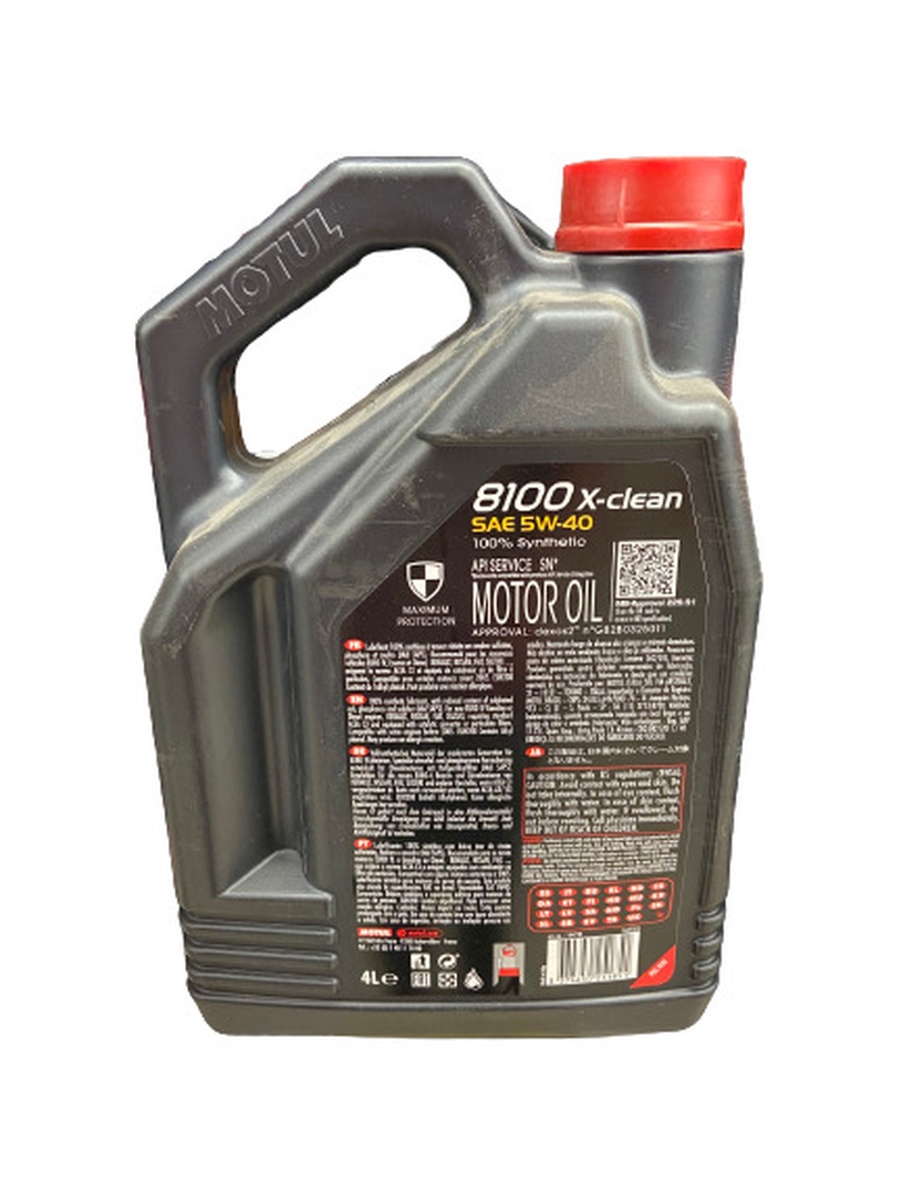Mootoriõli Motul X-Clean 5W - 40, sünteetiline, 4 l