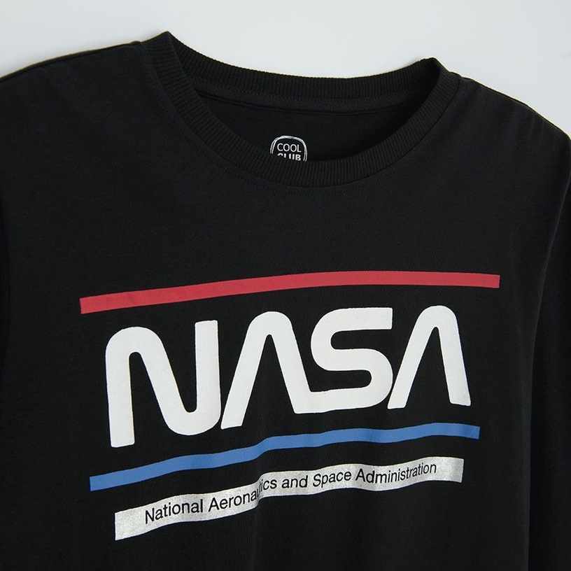 Пижамы, классическая, для мальчиков Cool Club NASA LUB2720648-00, черный, 140 см