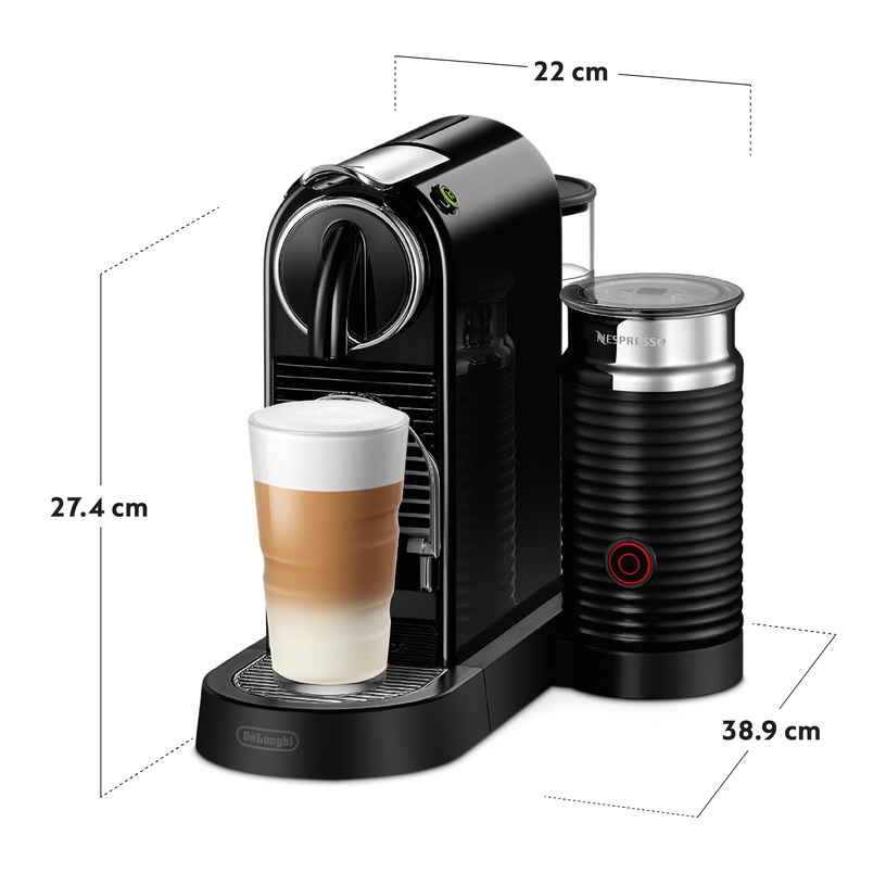 Капсульная кофемашина Nespresso Citiz & Milk, черный