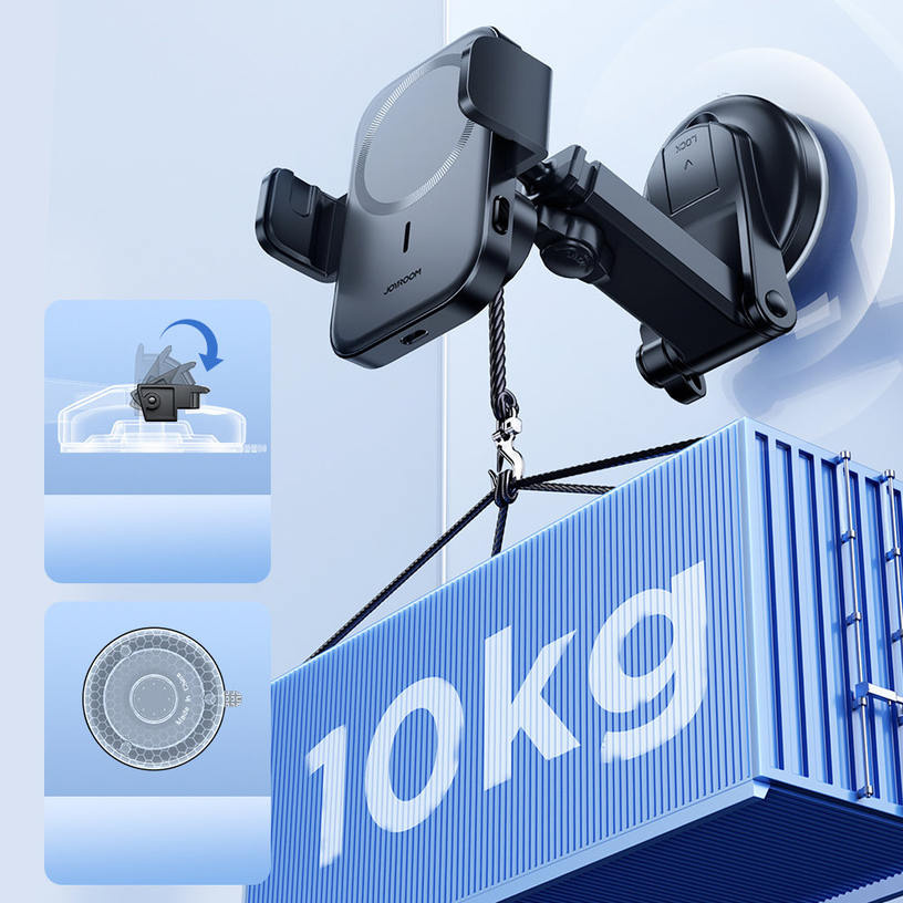 Telefona turētājs Joyroom JR-ZS295, 180 mm x 65 mm, 0.243 kg, 4.7 - 6.7 ", melna