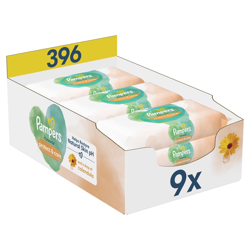 Детские влажные салфетки Pampers, 396 шт.