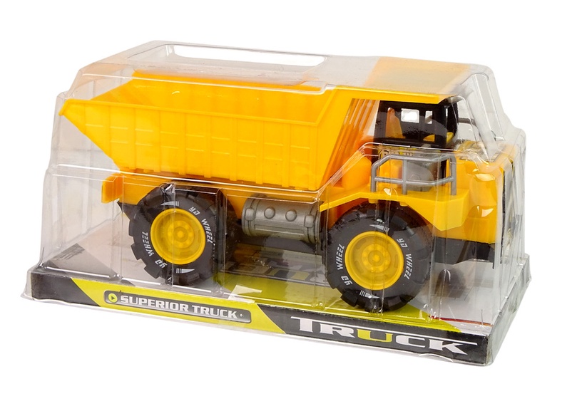Rotaļu pašizgāzējs Lean Toys Superior Truck, dzeltena