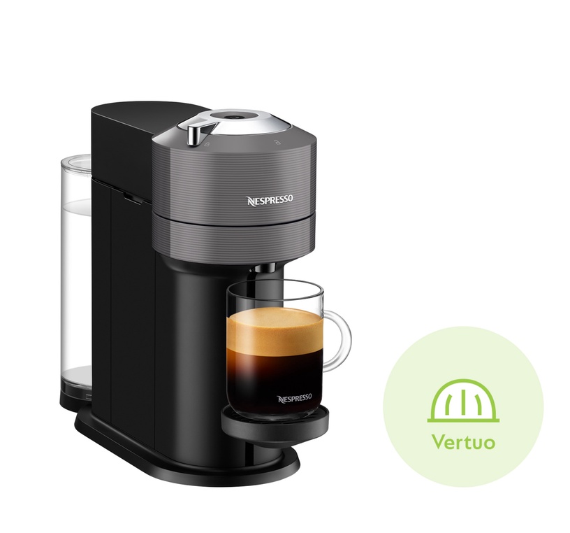 Kapsulas kafijas automāts Nespresso Vertuo Next Dark Grey, pelēka