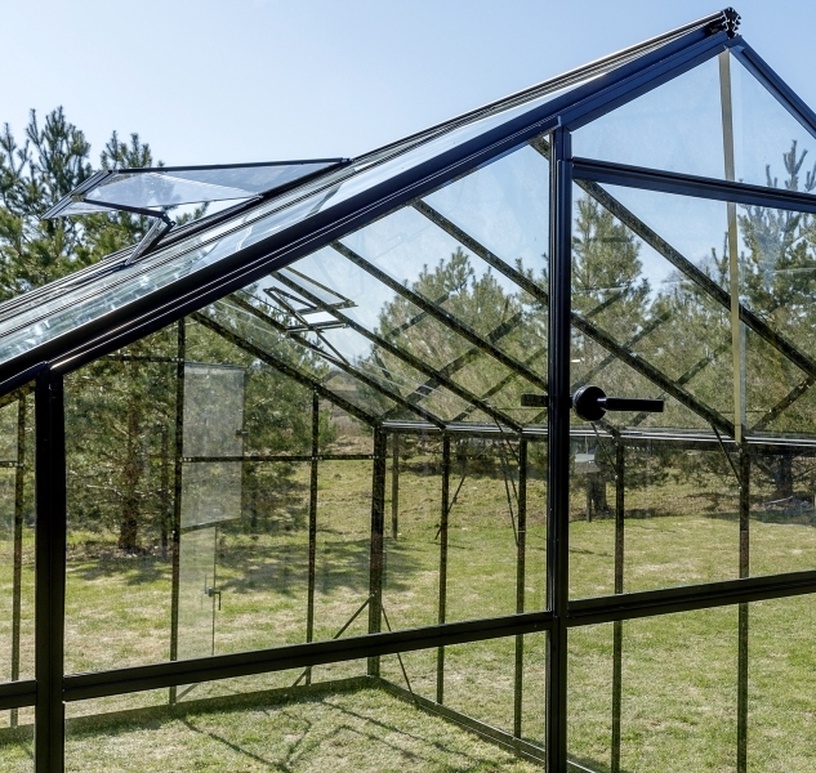Kasvuhoone Gampre Sanus Glass XL-4, karastatud klaas, 1.50 x 2.90 m