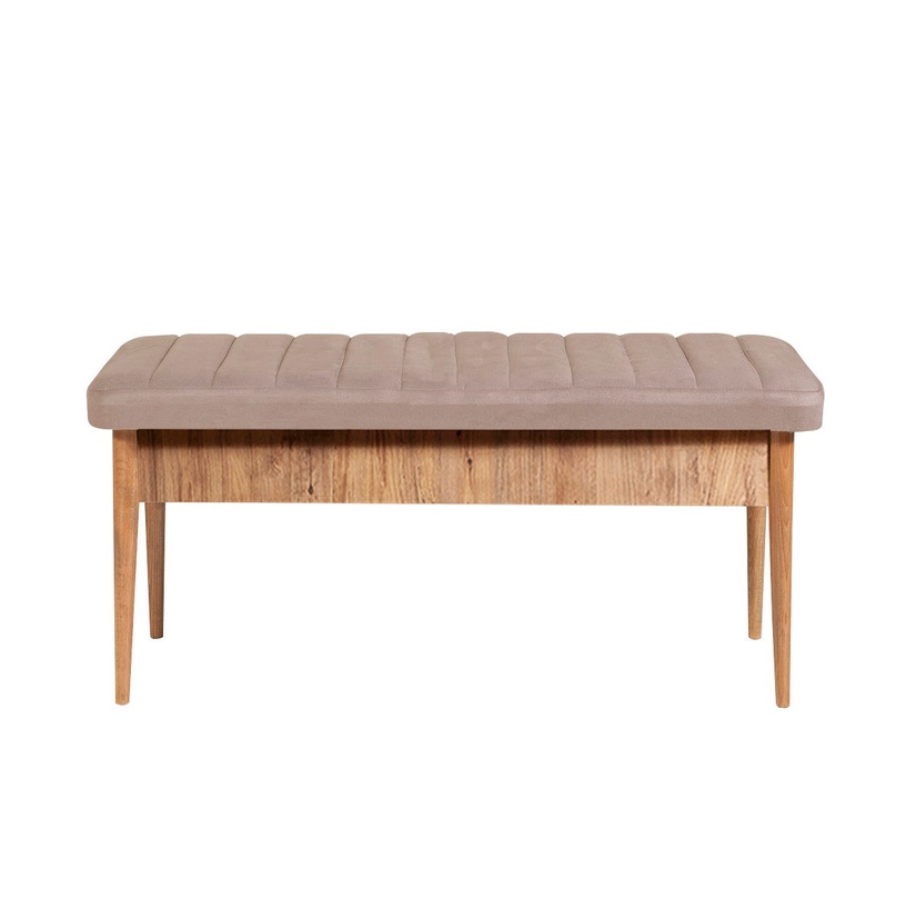 Ēdamistabas komplekts Kalune Design Vina, priedes/gaiši rozā