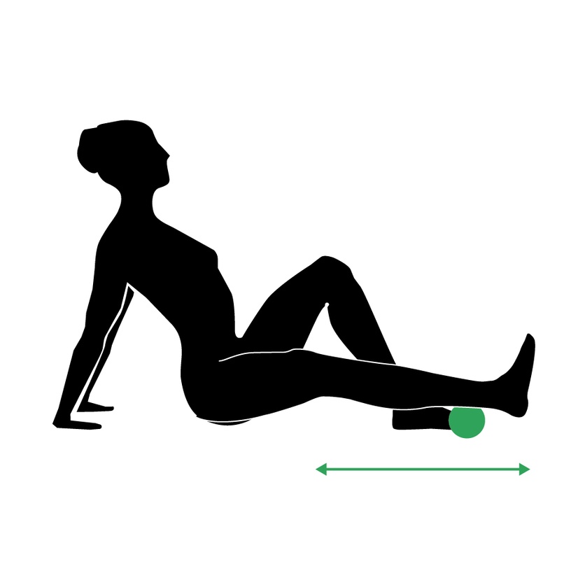 Набор инструментов для массажа Schildkrot Fitness Dual Massage Set 960238, черный/зеленый, 8 см