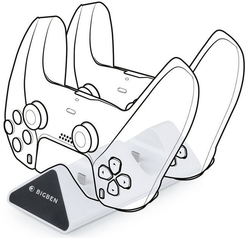 Зарядное устройство Bigben Quick Charging Stand, белый/черный