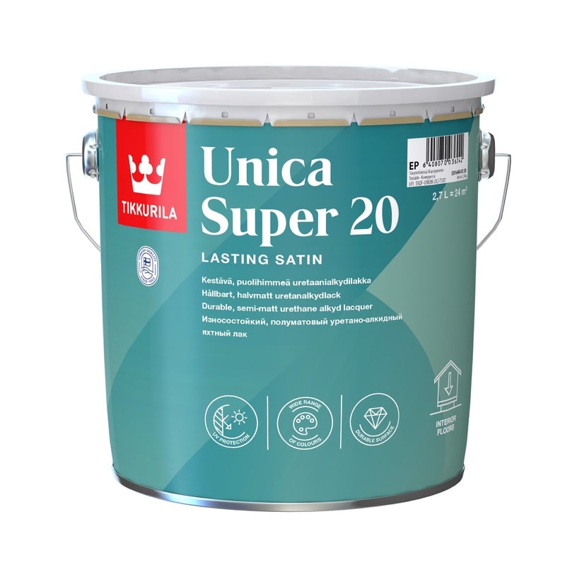 Lakk Tikkurila Unica Super 20, 2.7 l