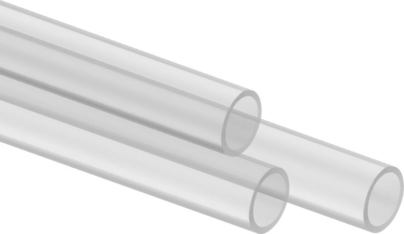 Caurule Corsair Hydro X Series XT Hardline 12mm Tubing - Satin Transparent, 100 cm, caurspīdīga
