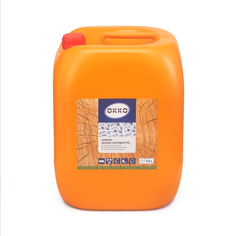 Антисептик Okko T, зеленый, 10 l