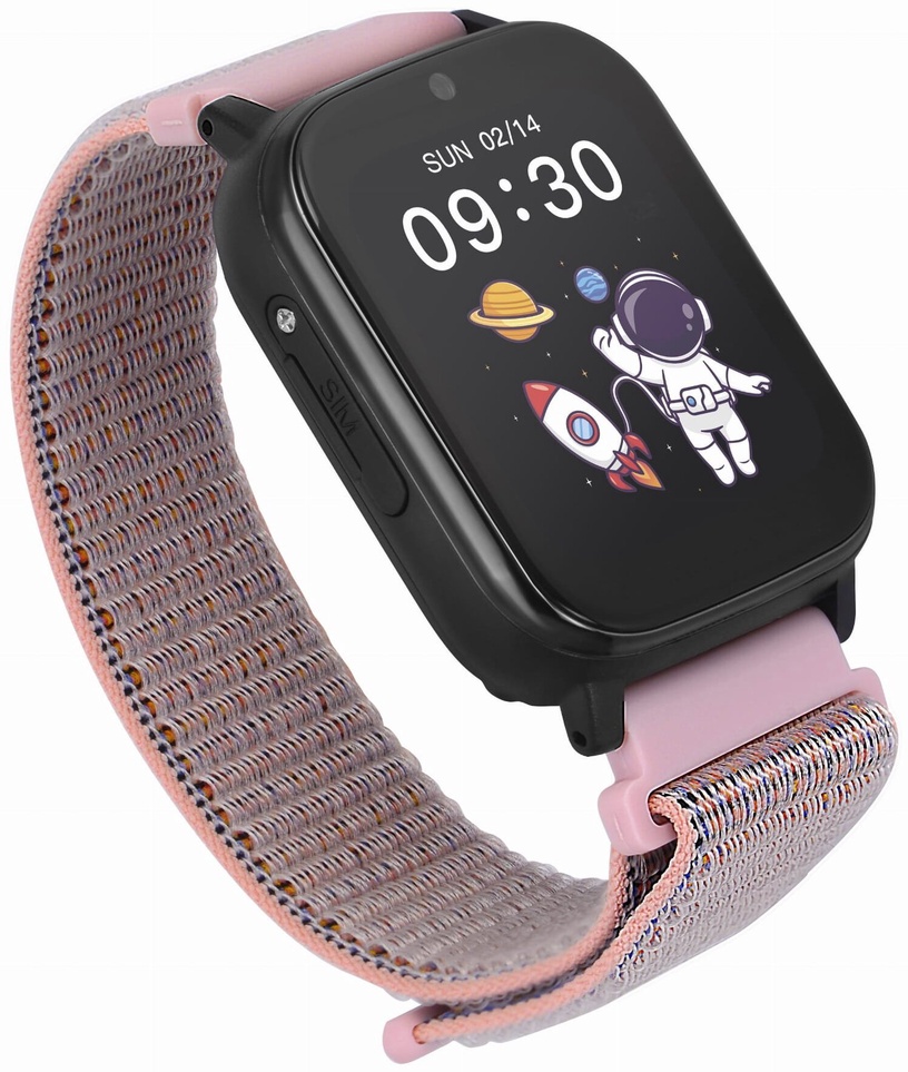 Viedais pulkstenis Garett Kids Tech 4G, melna