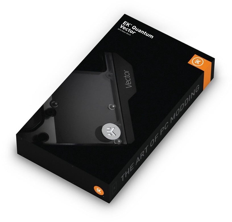 Ūdens bloks EK Water Blocks EK-Quantum Vector RE RTX 3080/3090 - Copper + Plexi, 22 cm, melna