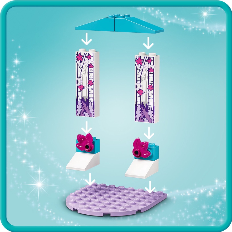 Konstruktor LEGO® │ Disney Elsa ja Nokki jäätall 43209, 53 tk