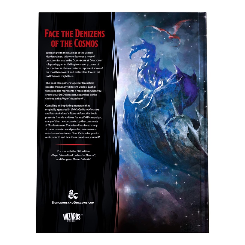 Lauamängu tarvik Dungeons & Dragons Wizards of the Coast Dungeons & Dragons Mordenkainen Presents Monsters of the Multiverse, EN