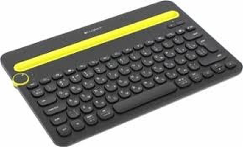 Klaviatūra Logitech K480, EN/RU, melna, bezvadu