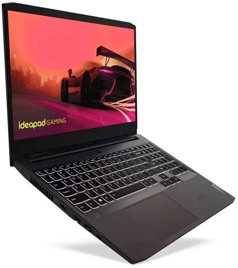Sülearvuti Lenovo IdeaPad Gaming 3 15ACH6, AMD Ryzen 5 5600H, 16 GB, 512 GB, 15.6 ", RTX 3050, must, en