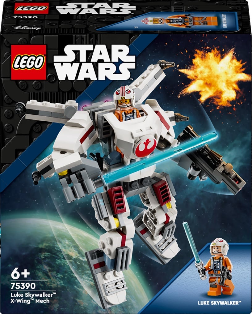 Конструктор LEGO® Star Wars™ Боевой робот Люка Скайуокера X-Wing 75390